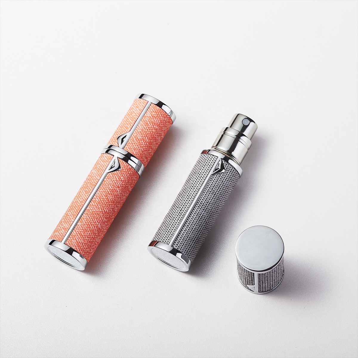 5ml Mini Refillable Aluminum Empty pump perfume Atomizer Spray Glass Perfume travel Bottle atomizer perfume bottle spray