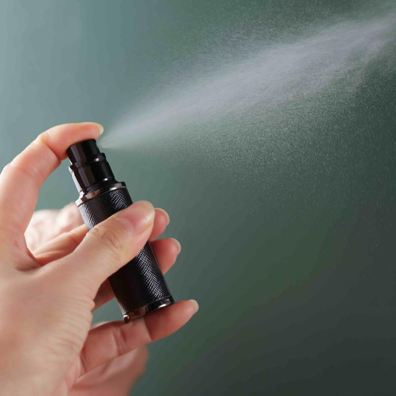 5ml Mini Refillable Aluminum Empty pump perfume Atomizer Spray Glass Perfume travel Bottle atomizer perfume bottle spray