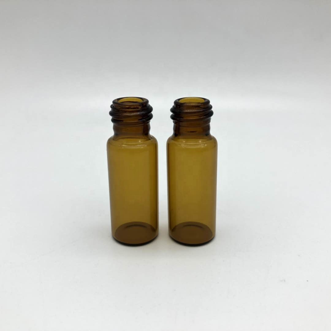 5ml Moulded Amber Glass Vial Manufacturer With Screw Cap / Dropper Cap