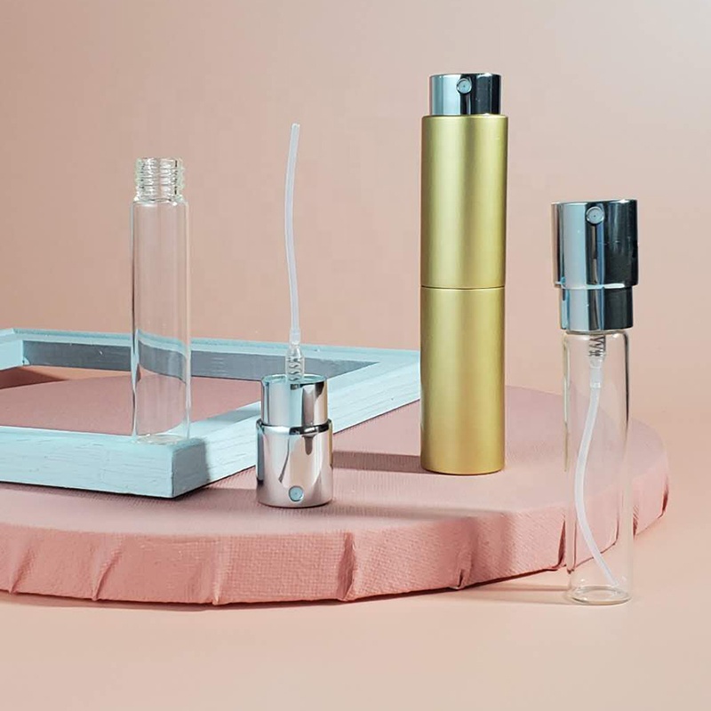 5ml Pink 10 ml 15ml Low Moq Twist Up Body Mist Empty Bottle 20 ml Mini Portable Refillable Perfume Atomizer