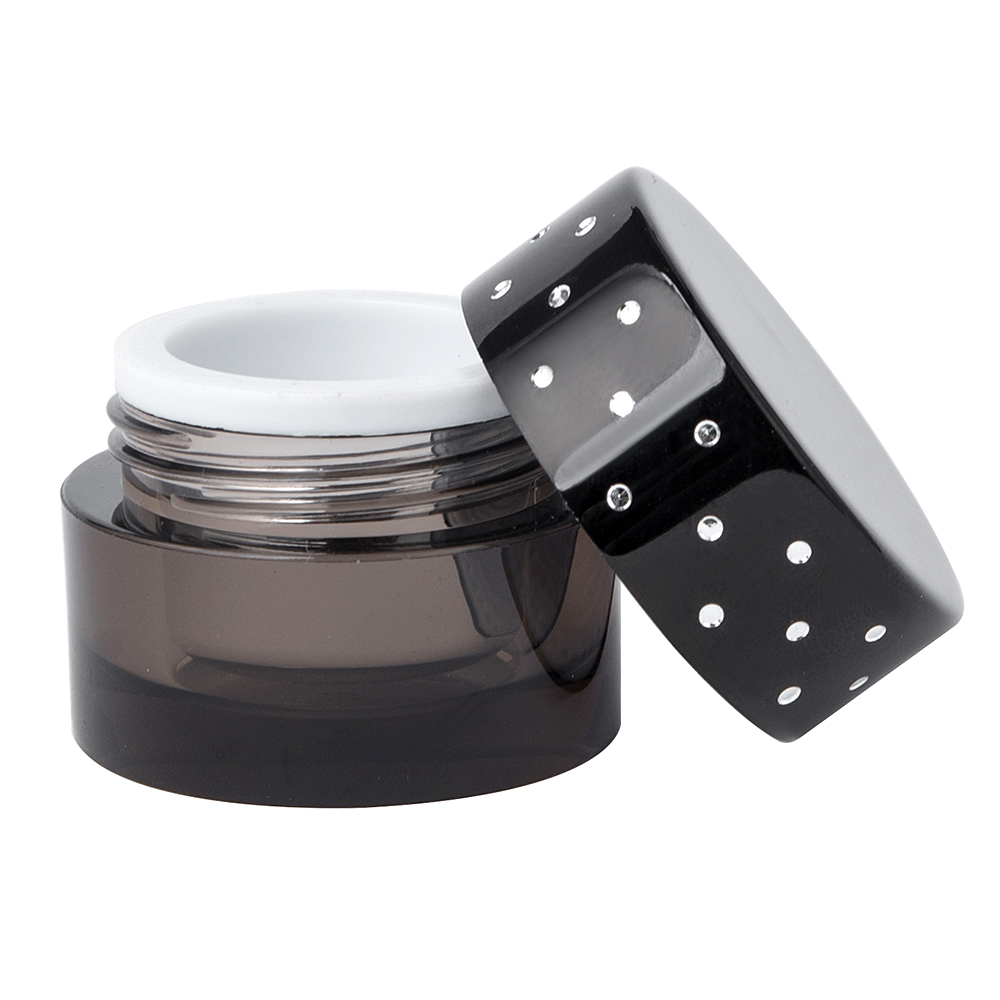 5ml Pmma Cosmetic Cylinder Jar Customized Color Acrylic Cream Jar