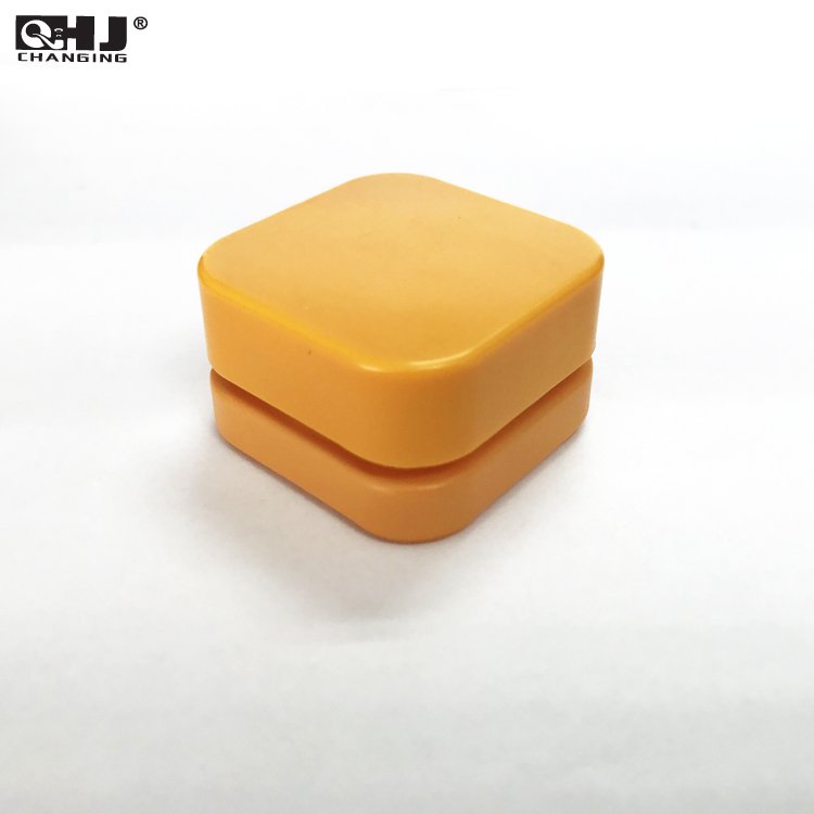 5ml Premium Glass Concentrate Jar with Child Resistant Lid Cube Square Style Black White Color Thick Oil Dab Container
