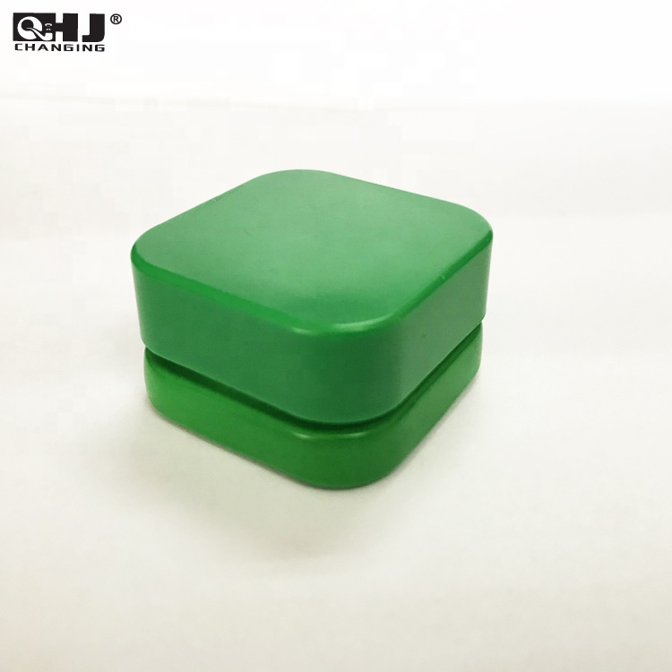 5ml Premium Glass Concentrate Jar with Child Resistant Lid Cube Square Style Black White Color Thick Oil Dab Container