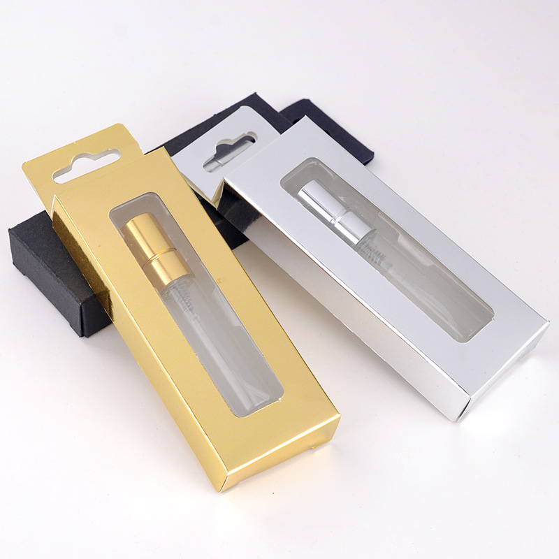 5ml Press Spray Perfume Glass Bottle With Box