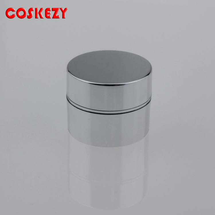 5ml Round Black Nail Gel Jar Empty, Sample Containers Packaging for Cosmetics, Small Container with lid for Facial Cream