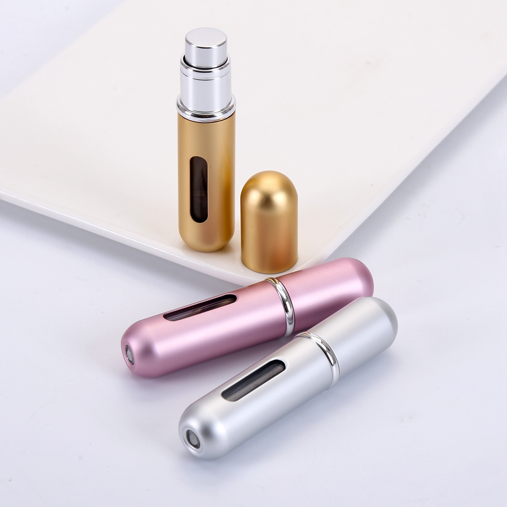 5ml Round colorful Customized bottom refillable perfume bottle for travel