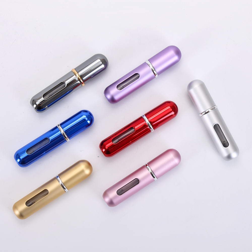 5ml Round colorful Customized bottom refillable perfume bottle for travel