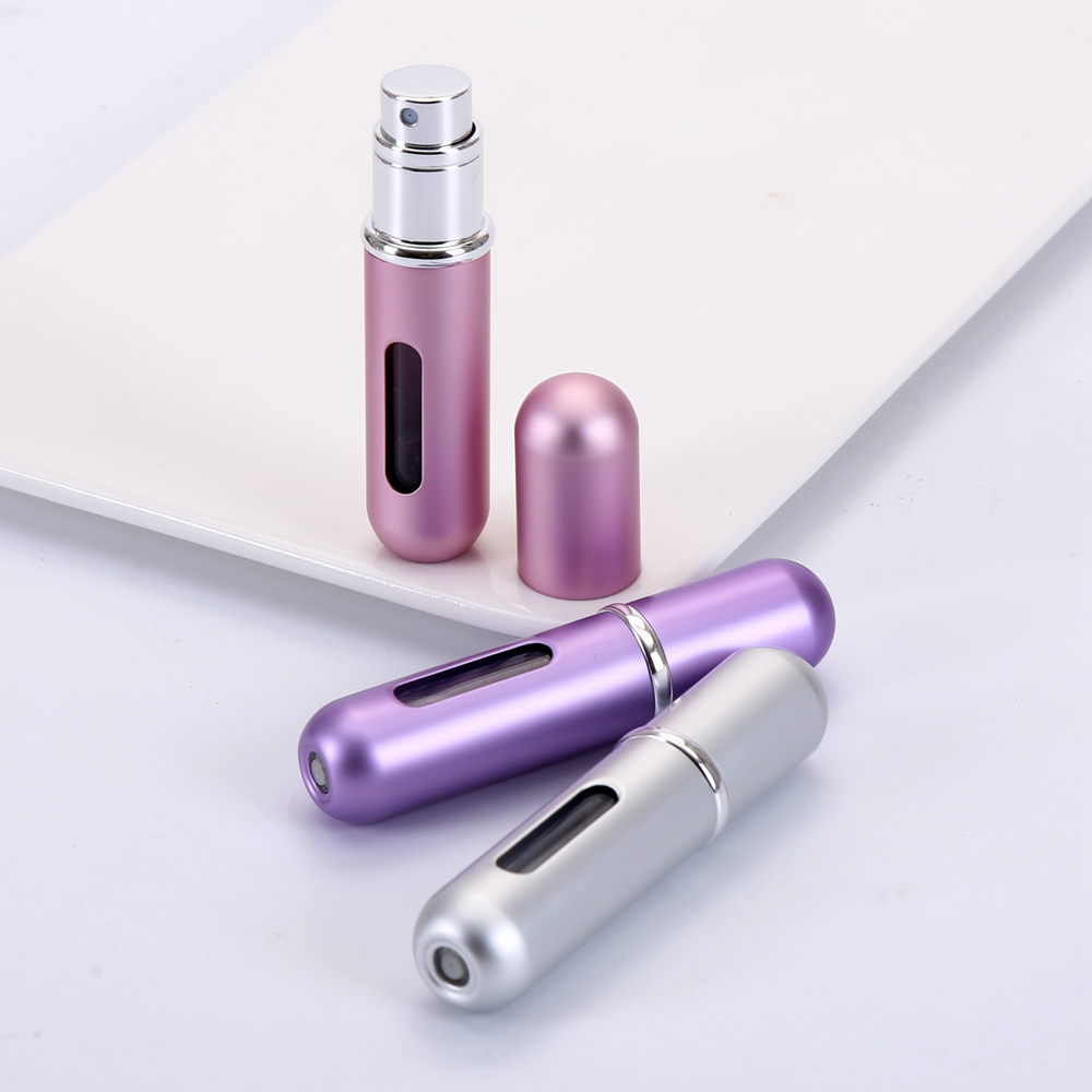 5ml Round colorful Customized bottom refillable perfume bottle for travel