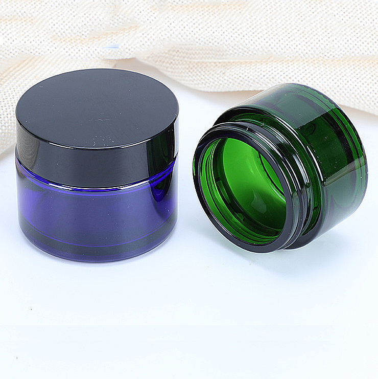 5ml UV glass jar Smell-Proof UV storage refillable stash jar container low profile wide-mouth