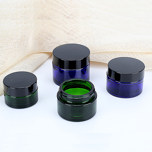 5ml UV glass jar Smell-Proof UV storage refillable stash jar container low profile wide-mouth