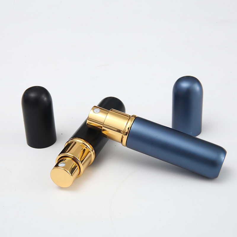 5ml Wholesale Empty Round Aluminum Fine Mist Portable Perfume Bottle