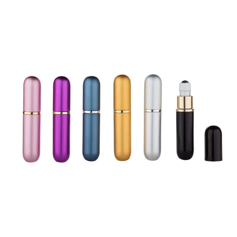 5ml aluminum roller bottle leakproof roll on bottles aluminum essential oil bottle