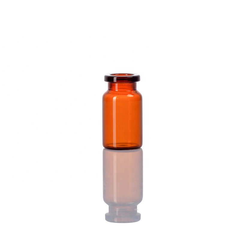 5ml amber tubular glass vial injection bottle