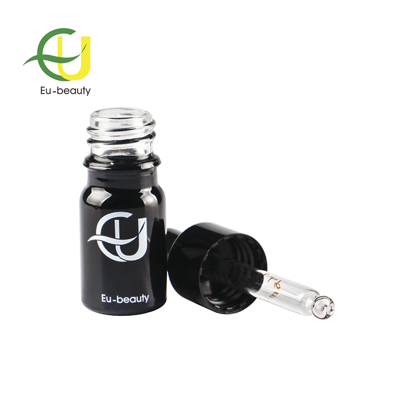 5ml black glass dropper bottle for essential oil packaging