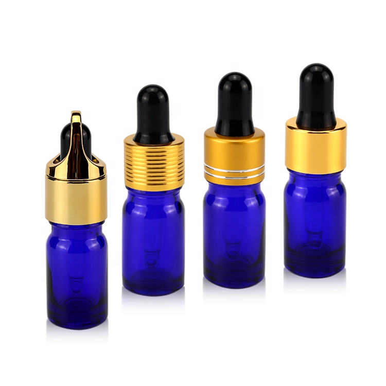 5ml blue Citrus bergamia Orange Grapefruit essentia oil glass dropper bottle