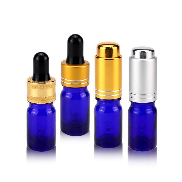 5ml blue Citrus bergamia Orange Grapefruit essentia oil glass dropper bottle