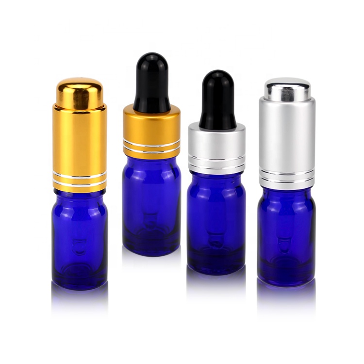5ml blue Citrus bergamia Orange Grapefruit essentia oil glass dropper bottle