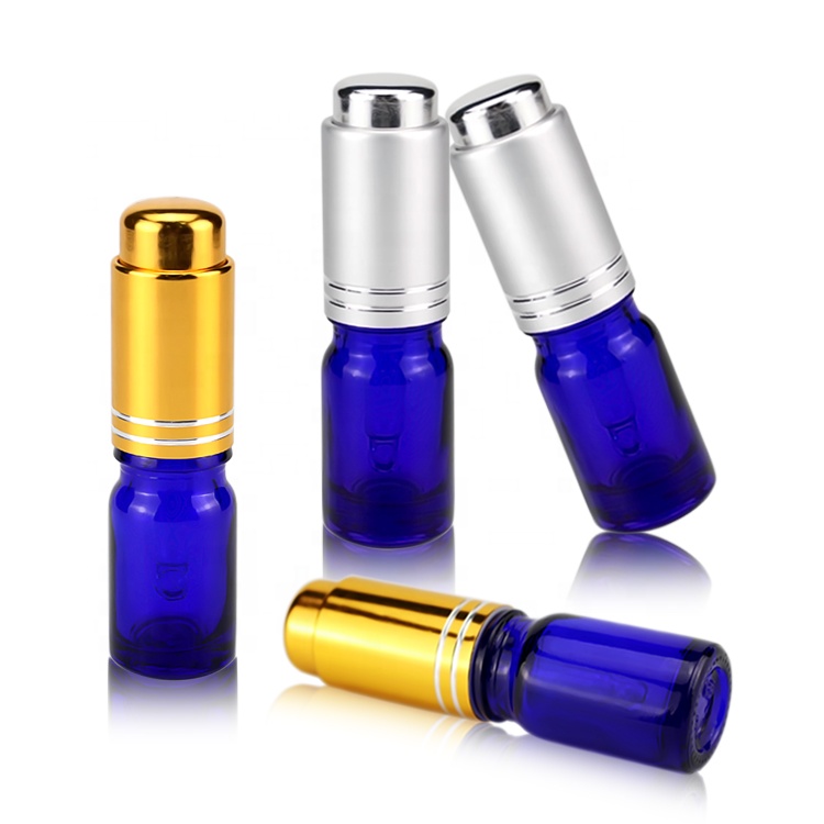 5ml blue Citrus bergamia Orange Grapefruit essentia oil glass dropper bottle