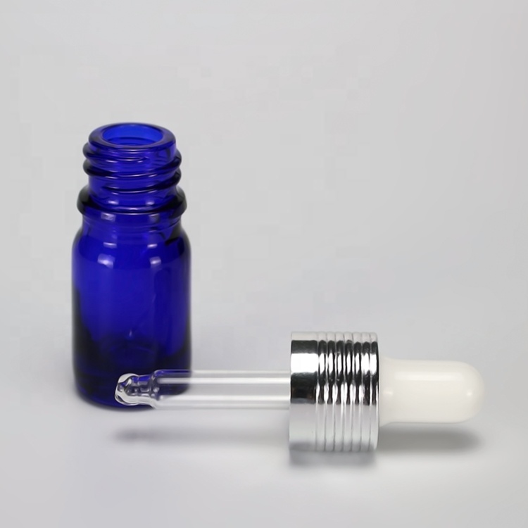5ml blue Citrus bergamia Orange Grapefruit essentia oil glass dropper bottle