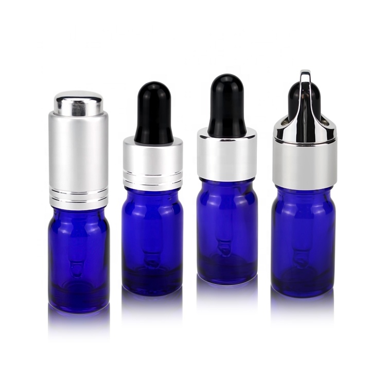 5ml blue Verbena Dill deer's foot grass essential oil glass dropper bottle