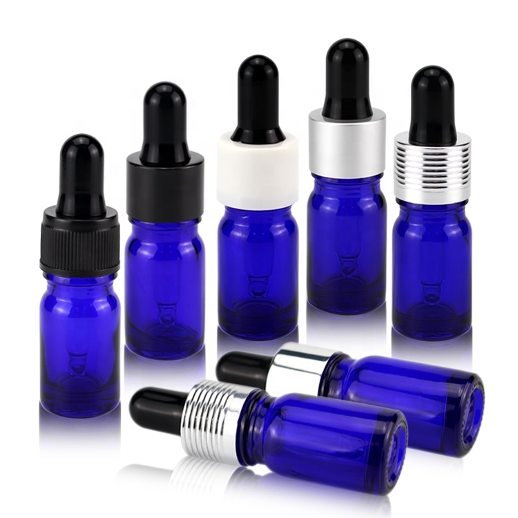 5ml blue Verbena Dill deer's foot grass essential oil glass dropper bottle