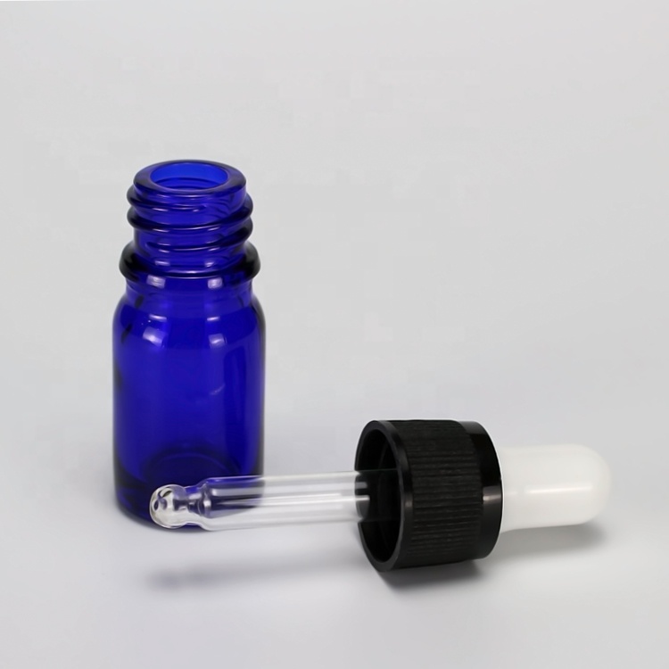 5ml blue Verbena Dill deer's foot grass essential oil glass dropper bottle