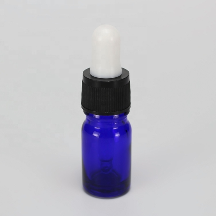 5ml blue Verbena Dill deer's foot grass essential oil glass dropper bottle