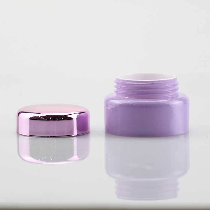 5ml cheap purple plastic glue custom empty custom printing color gel polish jar for nail art