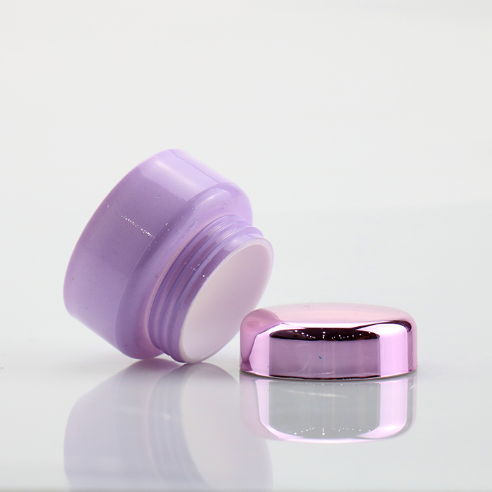 5ml cheap purple plastic glue custom empty custom printing color gel polish jar for nail art