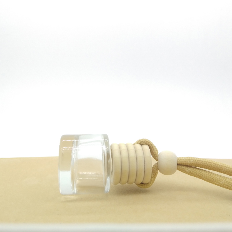 5ml cheaper transparent glass pendant bottle car perfume bottle