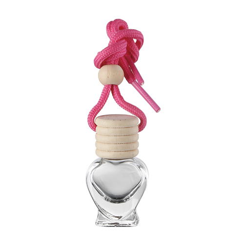 5ml clear empty car perfume glass perfume bottle hanging bottles with screw lid