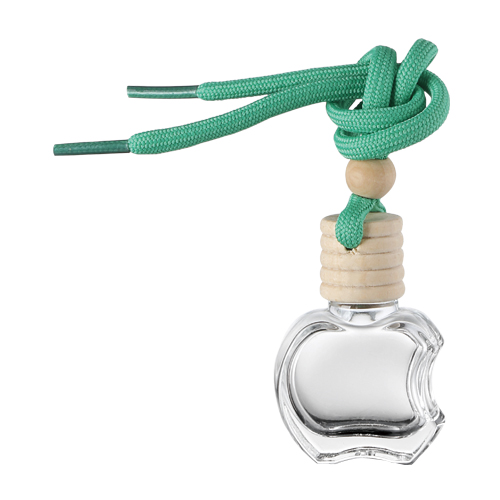 5ml clear empty car perfume glass perfume bottle hanging bottles with screw lid