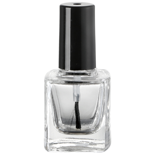 5ml clear empty glass bottle nail polish gel bottles with brush cap