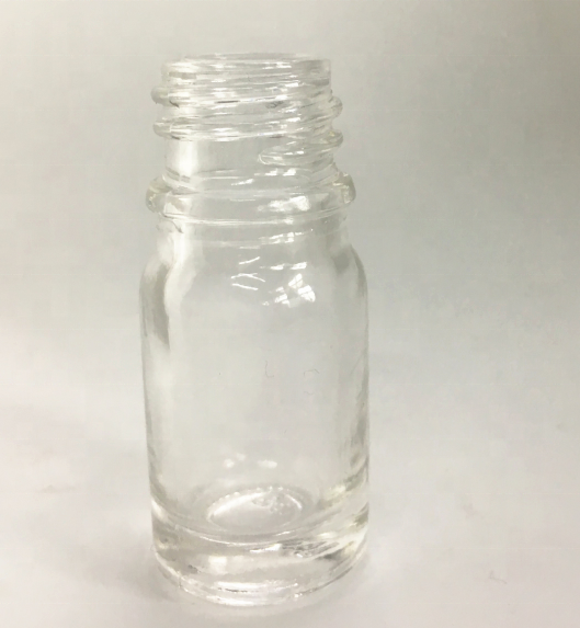 5ml clear essential oil glass bottle euro dropper bottle with plastic caps