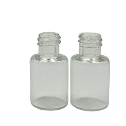 5ml clear glass tube bottle with black bakelite cap,small perfume bottle with phenolic lid