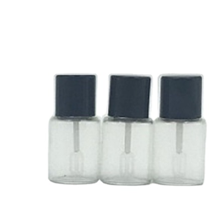 5ml clear glass tube bottle with black bakelite cap,small perfume bottle with phenolic lid