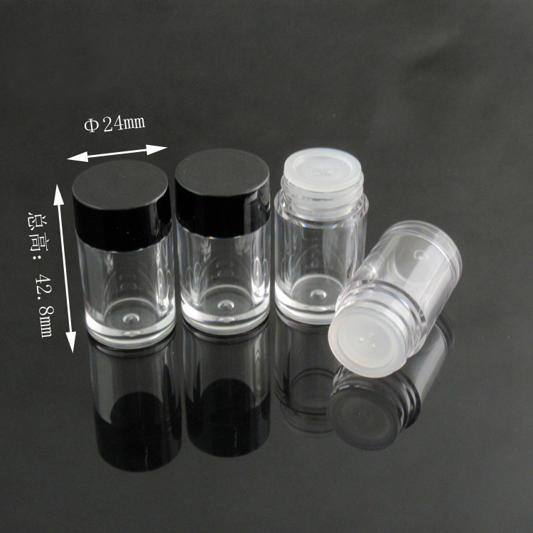 5ml cosmetic powder container jar 5g cosmetic loose powder storage jar 6198 plastic empty makeup glitter bottle jar