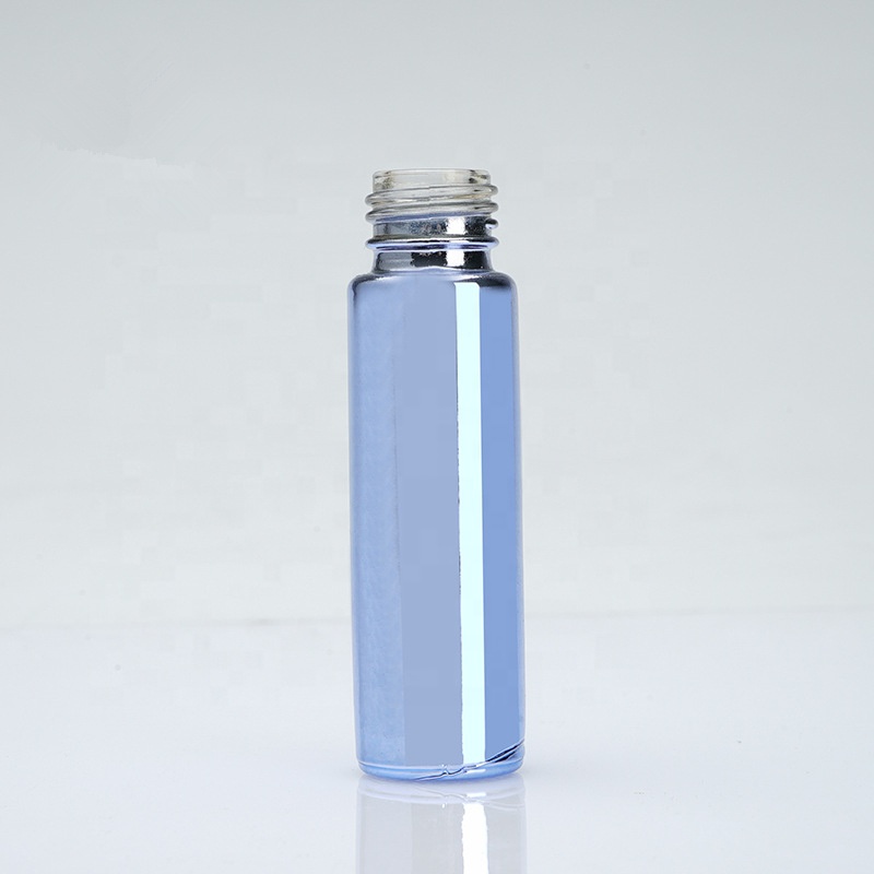 5ml electroplate beautiful tube glass roll on bottle empty spraying 10ml glass Roller bottle