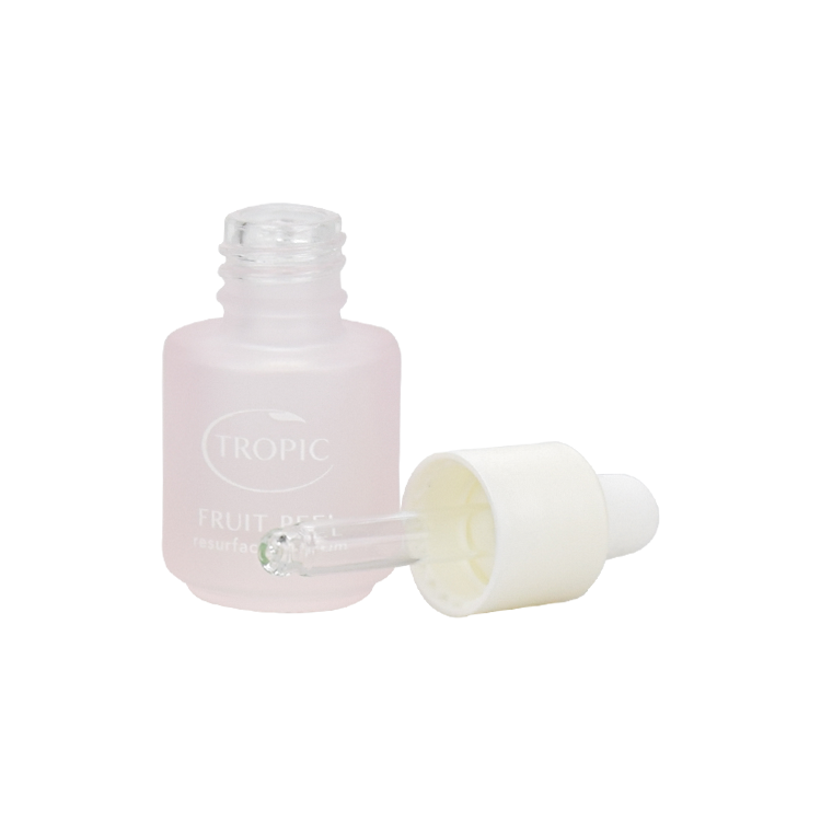 5ml empty cosmetic oil glass bottles frosted light pink liquid container bottles with glass eye dropper for travel skincare use
