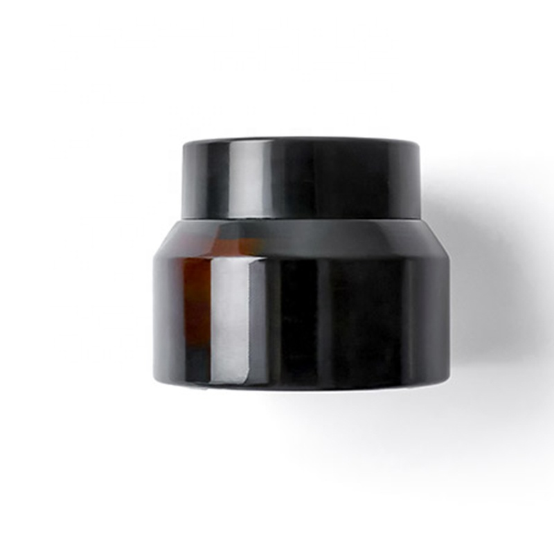 5ml empty glass eye cream jar with caps
