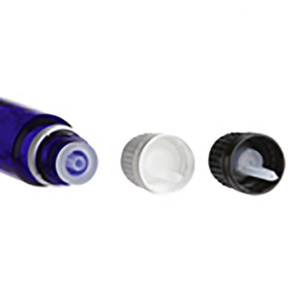 5ml empty mini perfume glass bottle in blue color for samples cosmetic package