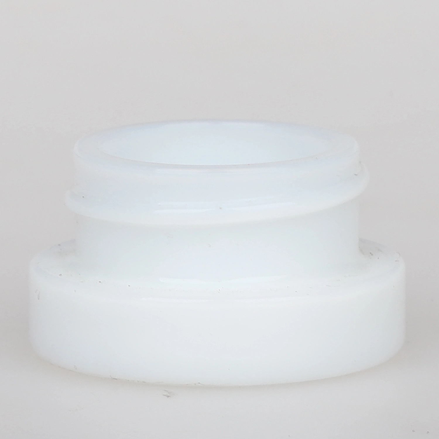 5ml factory custom LOGO black glass wide mouth medical cream jar without cr lid 9ml squared cbd concentrate dab wax jar