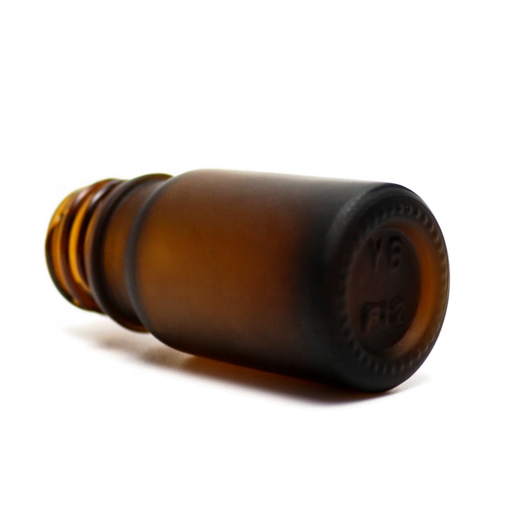 5ml frosted Brown Essence oil dropper glass bottle cosmetic packaging glass jars and bottles for skincare packaging