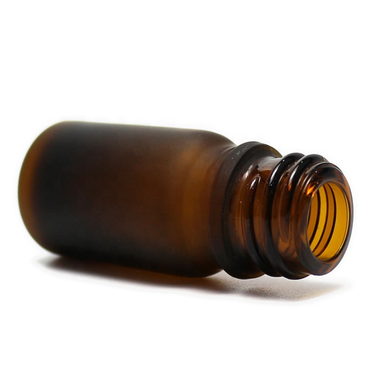5ml frosted Brown Essence oil dropper glass bottle cosmetic packaging glass jars and bottles for skincare packaging