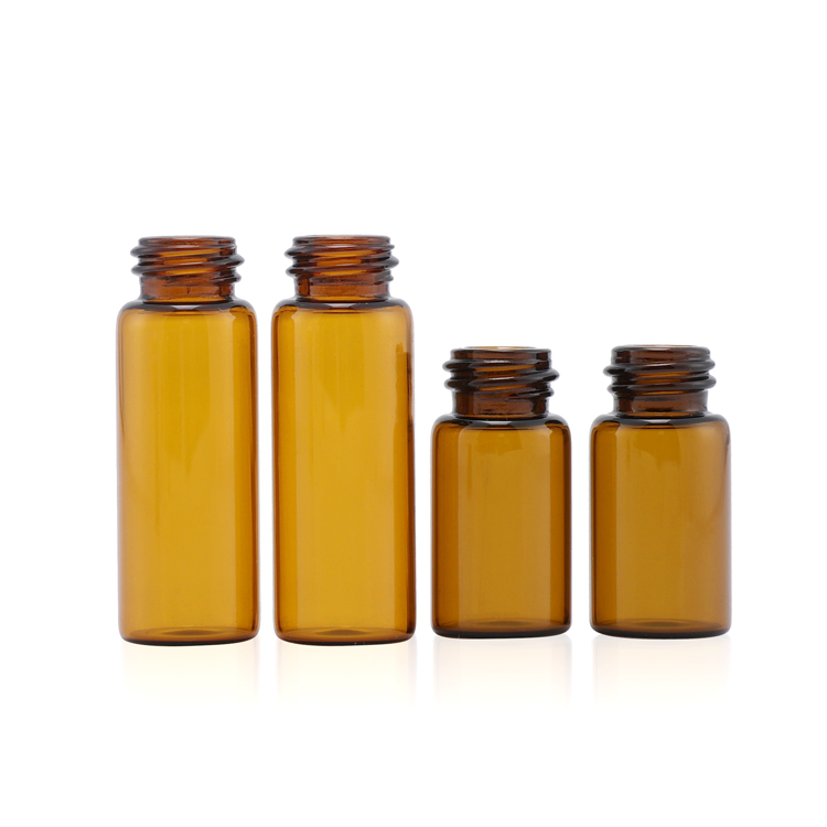 5ml frosted amber essential oil glass bottle with dropper