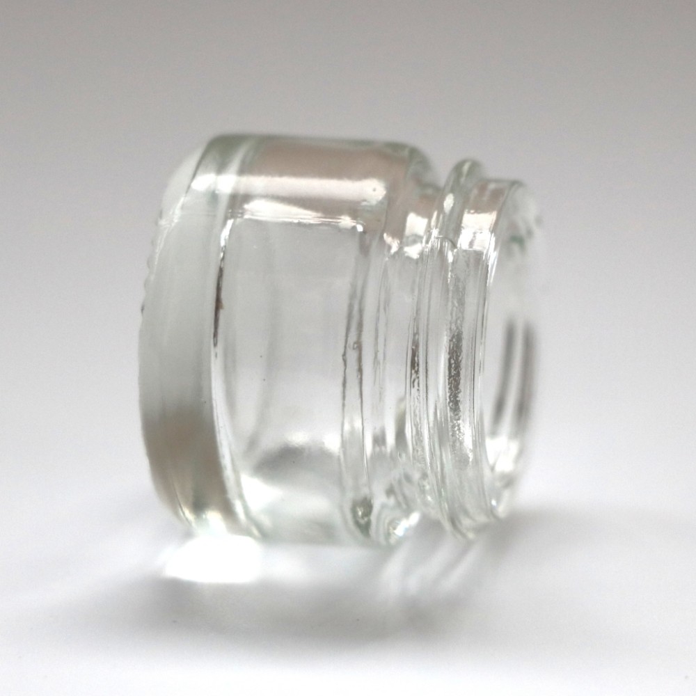 5ml glass bottle with white balck lid for cbd container