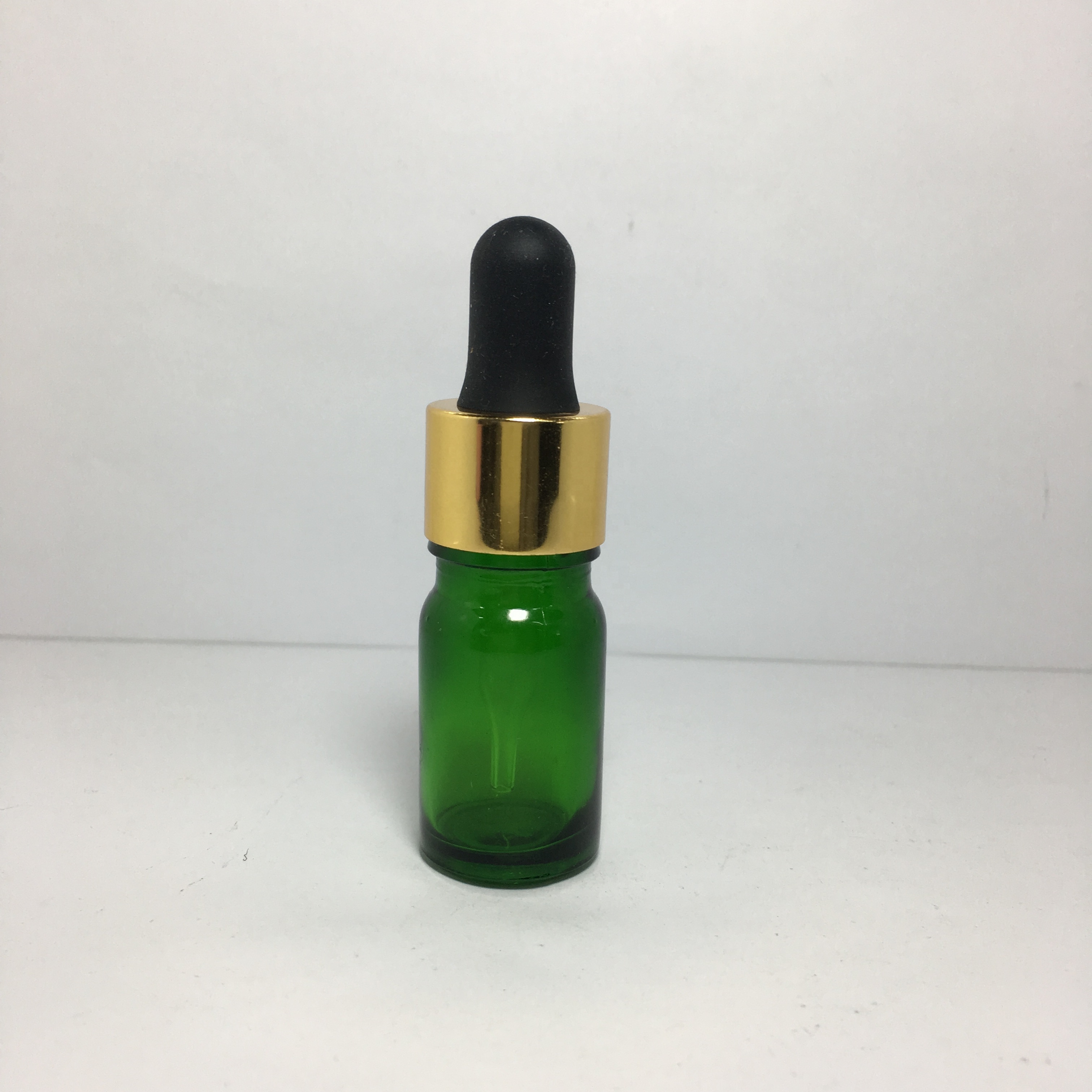 5ml green essential oil glass bottle with gold dropper, glass bottles for essential oils,5ml 10ml 15ml 20ml 30ml 50ml 100ml