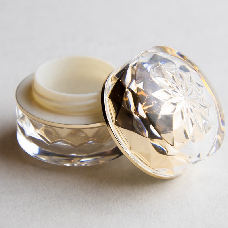 5ml luxury empty acrylic containers face body hands cream bottle jar for lotions and creams