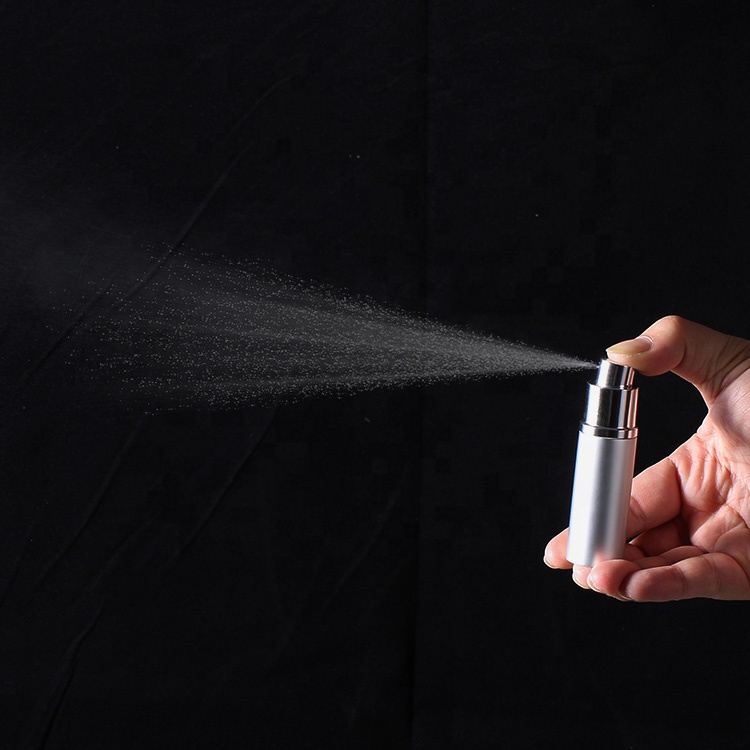 5ml mini aluminous rechargeable self-pumping bottom filling perfume bottle portable dispensing bottle spray bottle