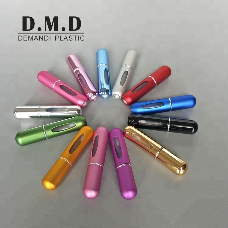 5ml perfume atomizer metal mini travel portable 5 ml refillable perfume spray bottle
